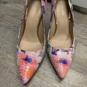 Saks Fifth Avenue Leather Heels